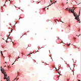Ultra Soft Area Rug, Non Slip, Stain Resistant, Washable Area Rugs for Living Room, Bedroom, Rustic Springtime Floral Charm(Pink)