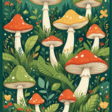 Playful Nature Theme Floor Accent(Green)