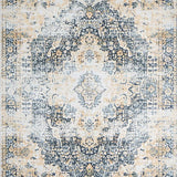 Ultra Soft Area Rug, Non Slip, Stain Resistant, Washable Area Rugs for Living Room, Bedroom, Luxurious Vintage Trellis Arrangement(Beige)