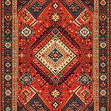 Eclectic Floral Fringed Aesthetic(Red)