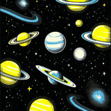 Ultra Soft Area Rug, Non Slip, Stain Resistant, Washable Area Rugs for Living Room, Bedroom, Interstellar Vibrant Universe Aesthetic(Yellow)