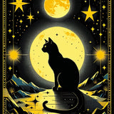Elegant Dark Green Mystical Design(Black)
