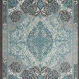 Ultra Soft Area Rug, Non Slip, Stain Resistant, Washable Area Rugs for Living Room, Bedroom, Dual-Colored Transitional Bedroom Stain-Resistant Carpet(Gray)