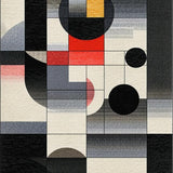 Contemporary Bold Patterned Design(Gray)