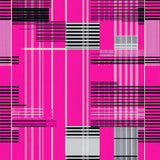 Ultra Soft Area Rug, Non Slip, Stain Resistant, Washable Area Rugs for Living Room, Bedroom, Bold Modern Striped Decorative Element(Pink)