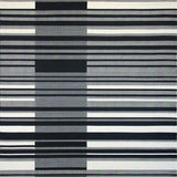 Ultra Soft Area Rug, Non Slip, Stain Resistant, Washable Area Rugs for Living Room, Bedroom, Timeless Monochrome Striped Aesthetic(Black)