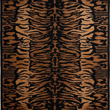 Ultra Soft Area Rug, Non Slip, Stain Resistant, Washable Area Rugs for Living Room, Bedroom, Bold Wildlife Inspired Decor(Brown)