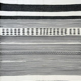 Ultra Soft Area Rug, Non Slip, Stain Resistant, Washable Area Rugs for Living Room, Bedroom, Chic Modern Geometric Linework(Black)