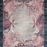 Ultra Soft Area Rug, Non Slip, Stain Resistant, Washable Area Rugs for Living Room, Bedroom, Coquette Ribbon Knot Pattern Rug with Whimsical Bow Motif and Curved Detailing(Pink)
