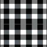 Sophisticated Neutral Plaid Arrangement(Black)