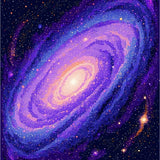 Ultra Soft Area Rug, Non Slip, Stain Resistant, Washable Area Rugs for Living Room, Bedroom, Radiant Colorful Constellation Layout(Purple)