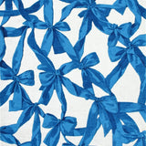 Ultra Soft Area Rug, Non Slip, Stain Resistant, Washable Area Rugs for Living Room, Bedroom, Graceful Azure Bow Tie Decorative Rug With Girlish Aesthetic For Chic Spaces(Blue)