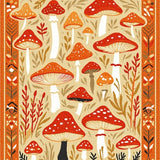 Ultra Soft Area Rug, Non Slip, Stain Resistant, Washable Area Rugs for Living Room, Bedroom, Joyful Eclectic Design Elements(Orange)