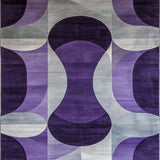 Ultra Soft Area Rug, Non Slip, Stain Resistant, Washable Area Rugs for Living Room, Bedroom, Vibrant Cozy Purple Hue(Purple)