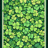 Lively Green Playful Motif(Green)