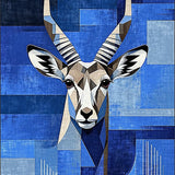 Bold Safari Style Decorative(Blue)