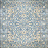 Ultra Soft Area Rug, Non Slip, Stain Resistant, Washable Area Rugs for Living Room, Bedroom, Rustic Natural Tiled Texture(Blue)