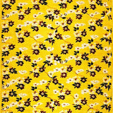 Ultra Soft Area Rug, Non Slip, Stain Resistant, Washable Area Rugs for Living Room, Bedroom, Lively Sunny Botanical Elegance(Yellow)