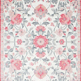 Ultra Soft Area Rug, Non Slip, Stain Resistant, Washable Area Rugs for Living Room, Bedroom, Chic Transitional Color Burst(White)