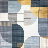 Artful Abstract Geometric Composition(Gray)