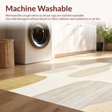 Artisan Crafted Neutral with Modern Asymmetrical Cream(Beige)