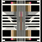 Ultra Soft Area Rug, Non Slip, Stain Resistant, Washable Area Rugs for Living Room, Bedroom, Sleek Abstract Zebra Textures(Black)