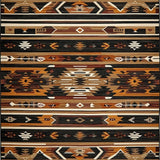 Ultra Soft Area Rug, Non Slip, Stain Resistant, Washable Area Rugs for Living Room, Bedroom, Vivid Abstract Ogee Pattern(Brown)