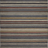 Ultra Soft Area Rug, Non Slip, Stain Resistant, Washable Area Rugs for Living Room, Bedroom, Boho Chic Striped Aesthetic(Gray)