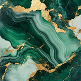 Chic Textured Marble Design Elements(Green)