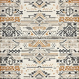 Tribal Earthy Tones Geometric Design(Gray)