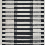 Ultra Soft Area Rug, Non Slip, Stain Resistant, Washable Area Rugs for Living Room, Bedroom, Monochrome Striped Geometric Rug, Contrast Zebra Pattern Carpet, Minimalist(Gray)
