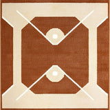 Ultra Soft Area Rug, Non Slip, Stain Resistant, Washable Area Rugs for Living Room, Bedroom, Charming Wooden Texture Aesthetic(Brown)