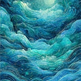 Ultra Soft Area Rug, Non Slip, Stain Resistant, Washable Area Rugs for Living Room, Bedroom, 3D Octopus Illusion Rug Runner Nautical Ocean Depths Graphic Printed Mat(Blue)