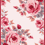 Ultra Soft Area Rug, Non Slip, Stain Resistant, Washable Area Rugs for Living Room, Bedroom, Artistic Soft Rose Texture(Pink)