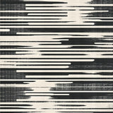 Ultra Soft Area Rug, Non Slip, Stain Resistant, Washable Area Rugs for Living Room, Bedroom, Avant-Garde Striped Rug, Artistic Monochrome Carpet, Graphic Linear Design(Black)