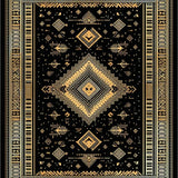 Chic Minimalist Geometric Fusion(Black)