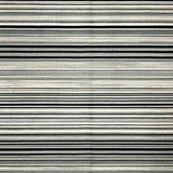 Ultra Soft Area Rug, Non Slip, Stain Resistant, Washable Area Rugs for Living Room, Bedroom, Midnight Echo: Black & White Abstract Striped Rug Design(Black)
