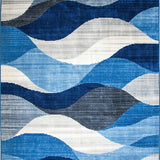 Vibrant Transitional Patterned Elegance(Blue)