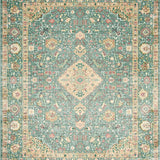 Elegant Sage Green Trellis Design(Blue)