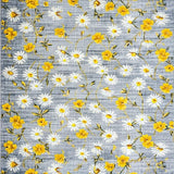 Ultra Soft Area Rug, Non Slip, Stain Resistant, Washable Area Rugs for Living Room, Bedroom, Contemporary Soft Hue Blooms(Gray)