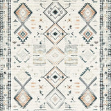 Ultra Soft Area Rug, Non Slip, Stain Resistant, Washable Area Rugs for Living Room, Bedroom, Cozy Earth Tone Patterned Piece(Beige)