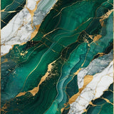 Emerald Abstract Artistry Motif(Green)