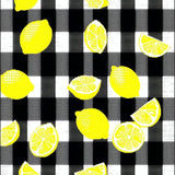 Contemporary Black and Yellow Fusion(Black)