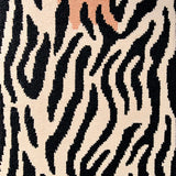 Ultra Soft Area Rug, Non Slip, Stain Resistant, Washable Area Rugs for Living Room, Bedroom, Stylish Zebra Design Rug for Contemporary Small Spaces(Beige)