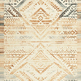 Ultra Soft Area Rug, Non Slip, Stain Resistant, Washable Area Rugs for Living Room, Bedroom, Intricate Aztec Patterned Decor(Beige)