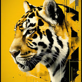 Ultra Soft Area Rug, Non Slip, Stain Resistant, Washable Area Rugs for Living Room, Bedroom, Eclectic Animal Motif Decor(Yellow)