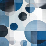 Ultra Soft Area Rug, Non Slip, Stain Resistant, Washable Area Rugs for Living Room, Bedroom, Sleek Snowy Textural Harmony(Blue)