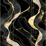 Ultra Soft Area Rug, Non Slip, Stain Resistant, Washable Area Rugs for Living Room, Bedroom, Sleek Abstract Minimalist Appeal(Black)