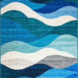 Dreamy Light Gray Ripple(Blue)