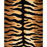 Ultra Soft Area Rug, Non Slip, Stain Resistant, Washable Area Rugs for Living Room, Bedroom, Striking Nature Themed Accent(Brown)